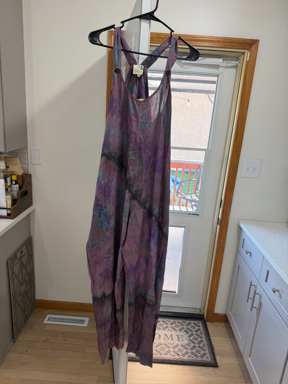 Jaded gypsy Tie-Dye Purple Sleeveless Jumpsuit